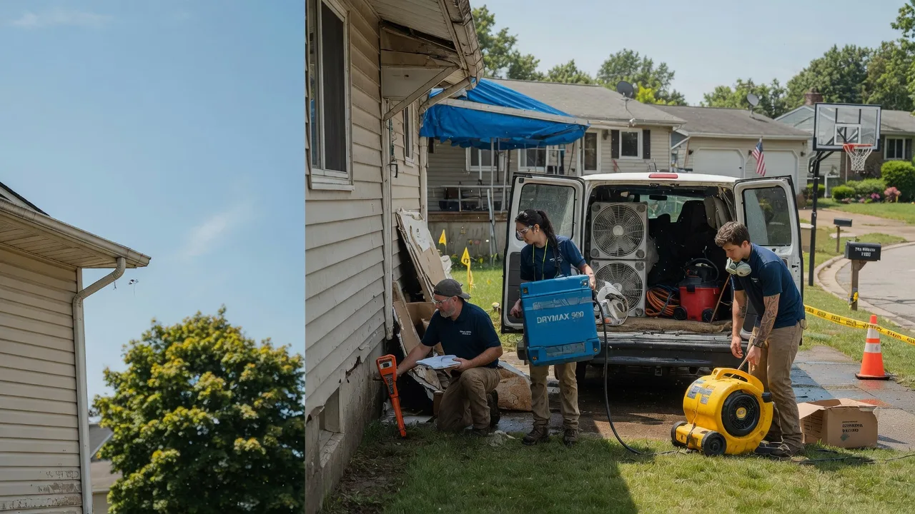 Ceiling Leak Cleanup in Parkersburg, IL near me